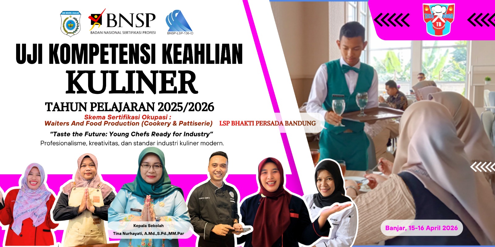Taste the Future: Siswa Kuliner SMKN 4 Banjar Siap Taklukkan UKK Bersama LSP Bhakti Persada Bandung